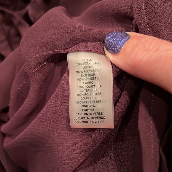 Calvin Klein Plum & Gold Long Sleeve - Picture 8 of 8